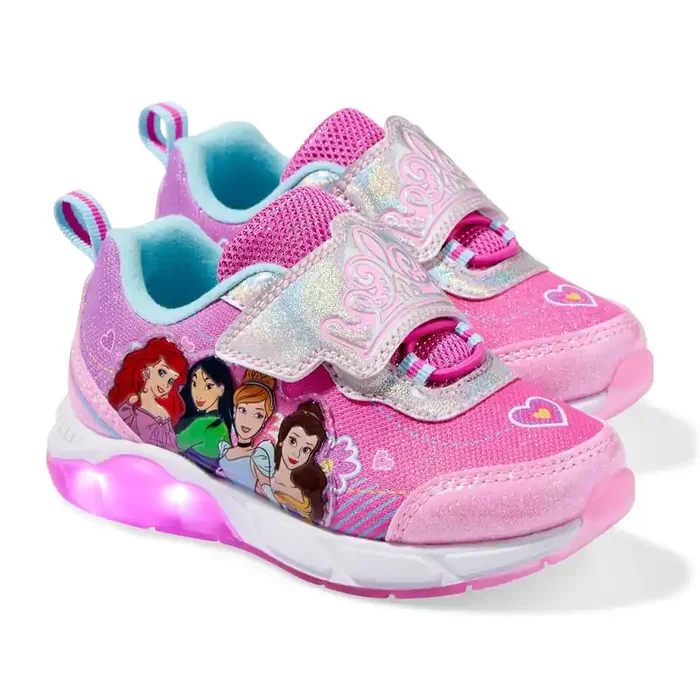 Disney Toddler Girls‘ Princesses Athletic Shoe, Pink, Size 11