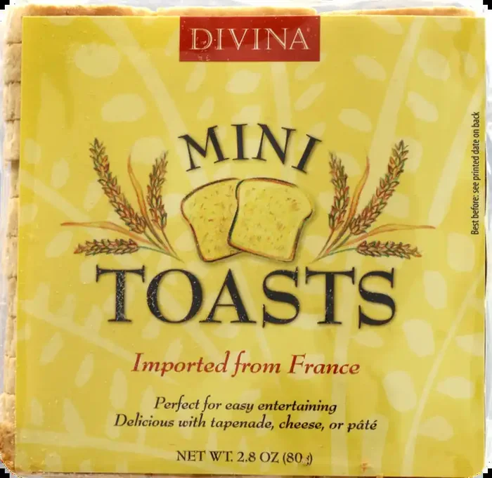 Divina Mini Toast 2.8 oz