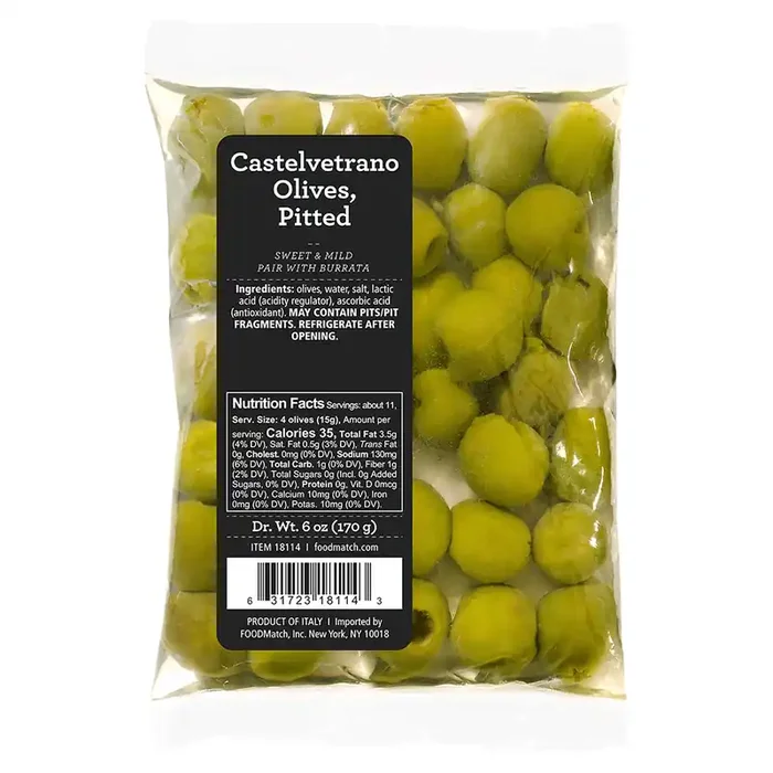 Divina Olives Pitted Castelvetrano Pouch