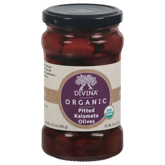 Divina Organic Pitted Kalamata Olives 10.2 oz