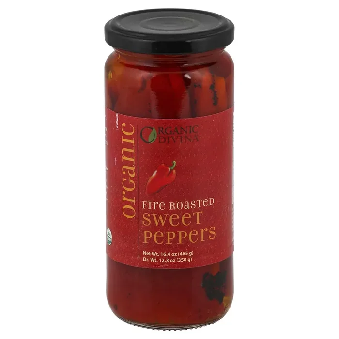 Divina Organic Roasted Red Peppers