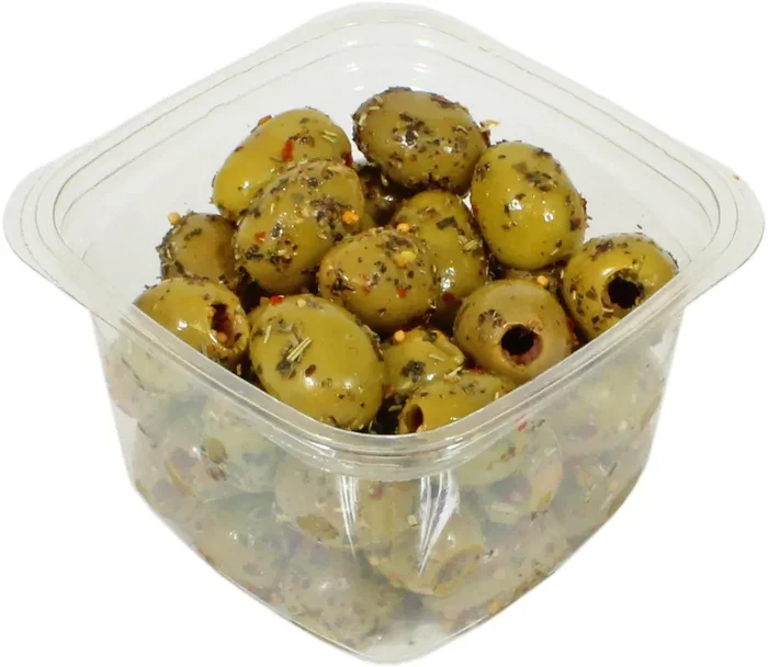 Divina Pitted Mt. Athos Green Olives & Sicilian Herbs