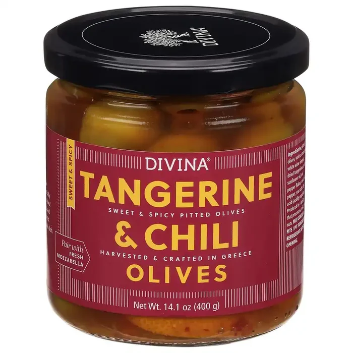 Divina Tangerine and Chili Olives