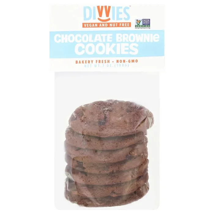 Divvies Chocolate Brownie Cookies