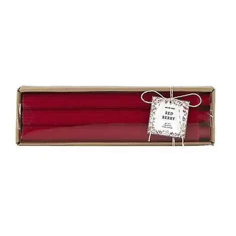 Dl Cranberry Taper Candles – EA