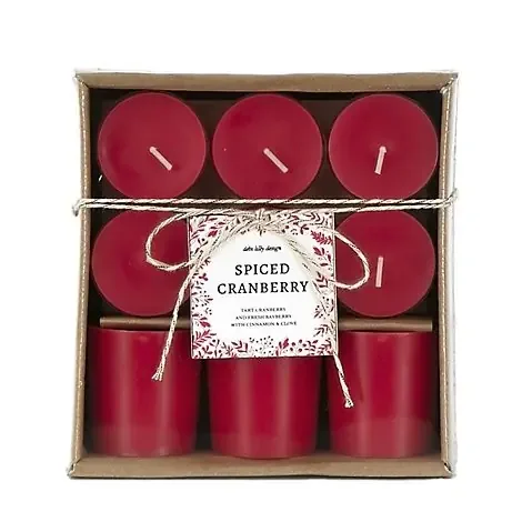 Dl Cranberry Tealight Votive – EA