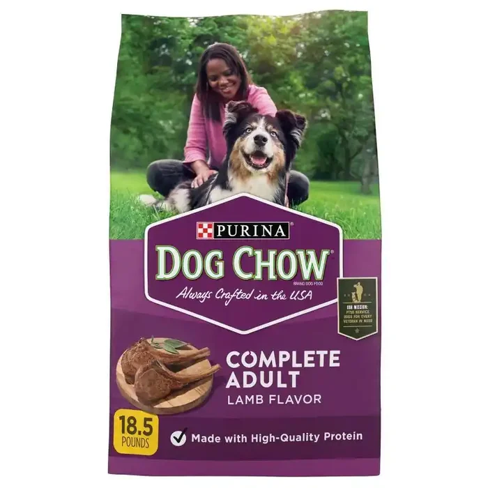 Dog Chow Complete Adult Lamb Dry Dog Food – 18.5lbs
