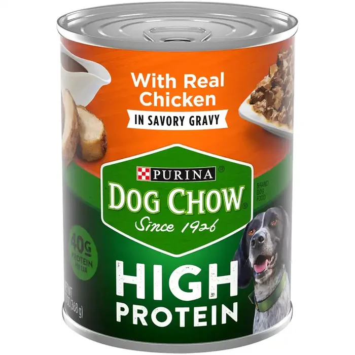 Dog Chow Purina Dog Chow High Protein Gravy Wet Dog Food, High Protein With Real Chicken