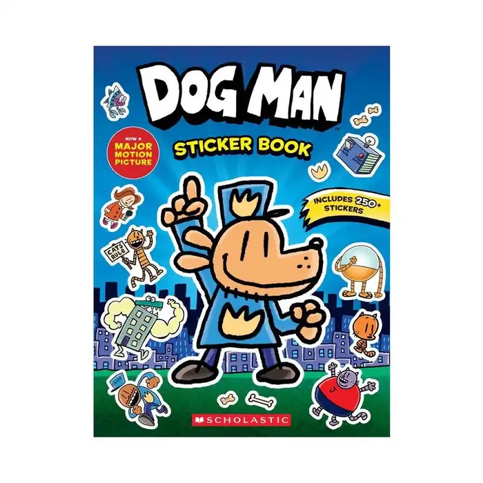 Dog Man the Movie Official Sticker Book – by Scholastic (Paperback)