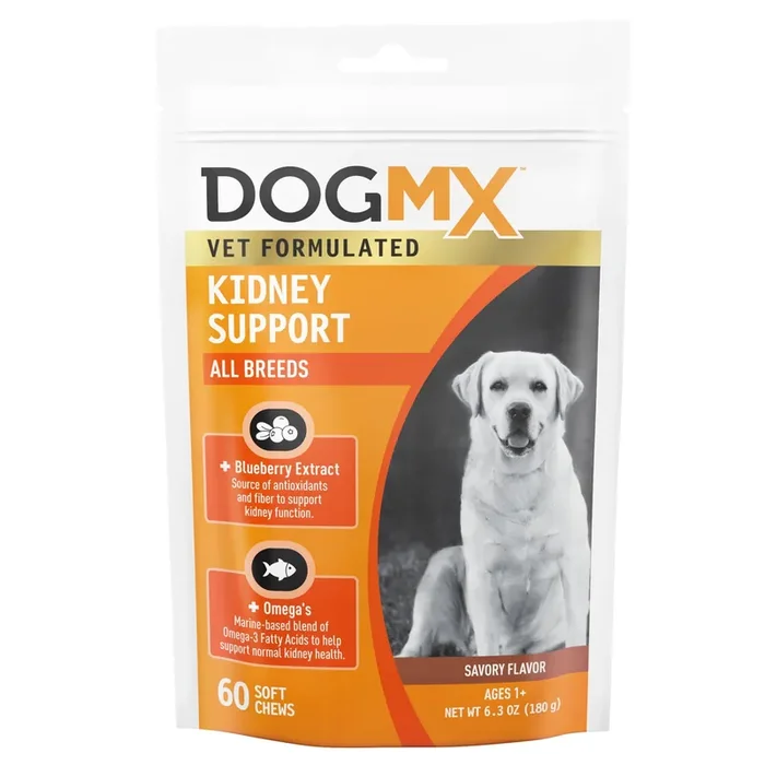 Dog MX Kidney Support Adult Dog Supplement – Soft Chews, Savory