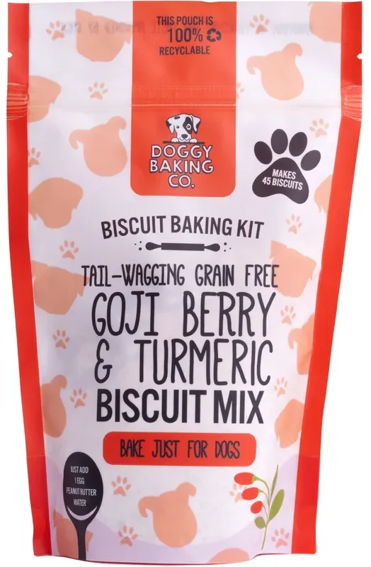 Doggy Baking Co. Goji Berry & Turmeric Biscuit Mix
