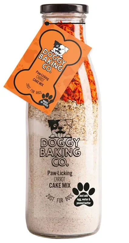 Doggy Baking Co. Paw Licking Carrot Cake Mix for Dogs