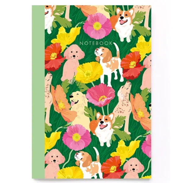 Dogs and Poppies Notebook