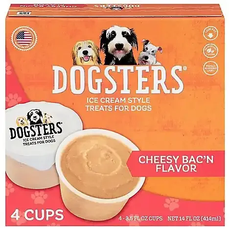Dogsters Cheezy Bacon Dog Treats – 3.5 Oz