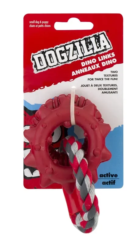 Dogzilla Dino Links Small Dog & Puppy Toy