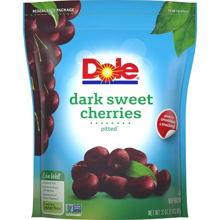 Dole Dark Sweet Cherries Frozen Fruit