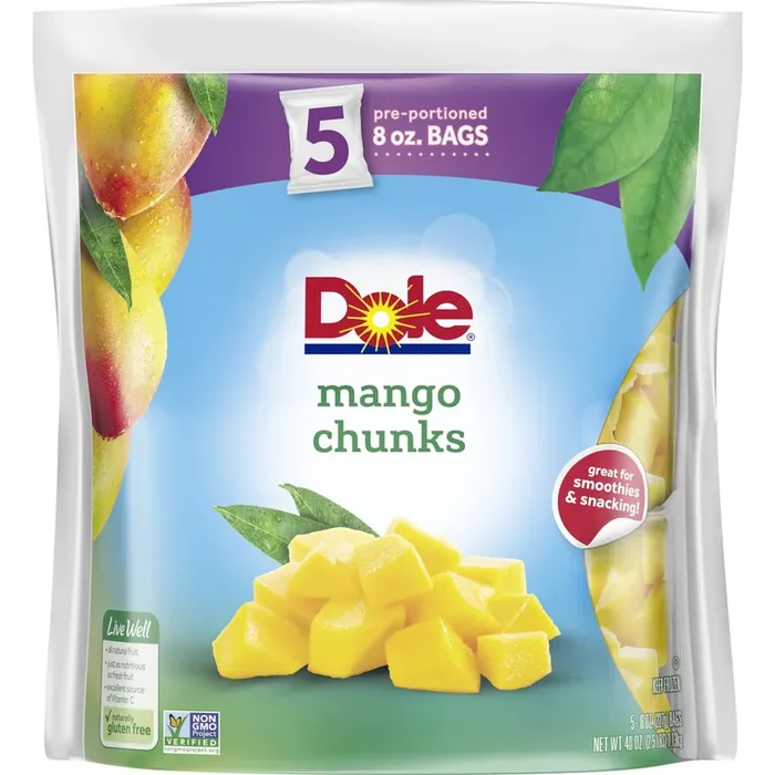 Dole Mango Chunks Frozen Fruit