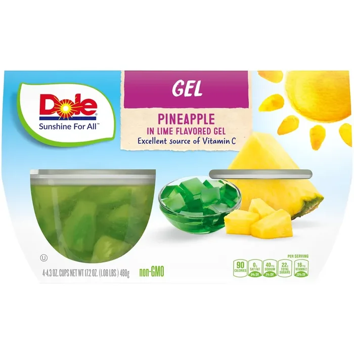 Dole Pineapple In Lime Gel