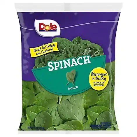 Dole Tender Leaf Spinach Bag – Ea