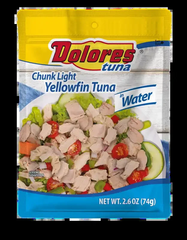 Dolores Chunk Light Yellowfin Tuna In Water – 2.6 oz
