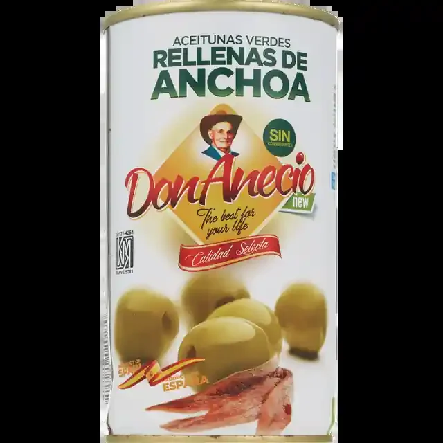 Don Anecio Olives Stuffed With Anchovies Mini