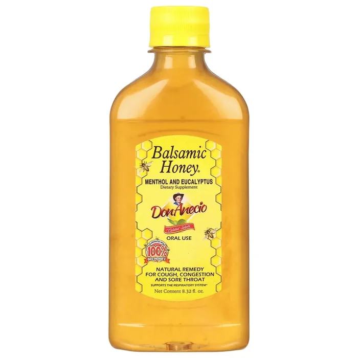 Don Anecio Oral Use Menthol and Eucalyptus Balsamic Honey 8.32 fl oz