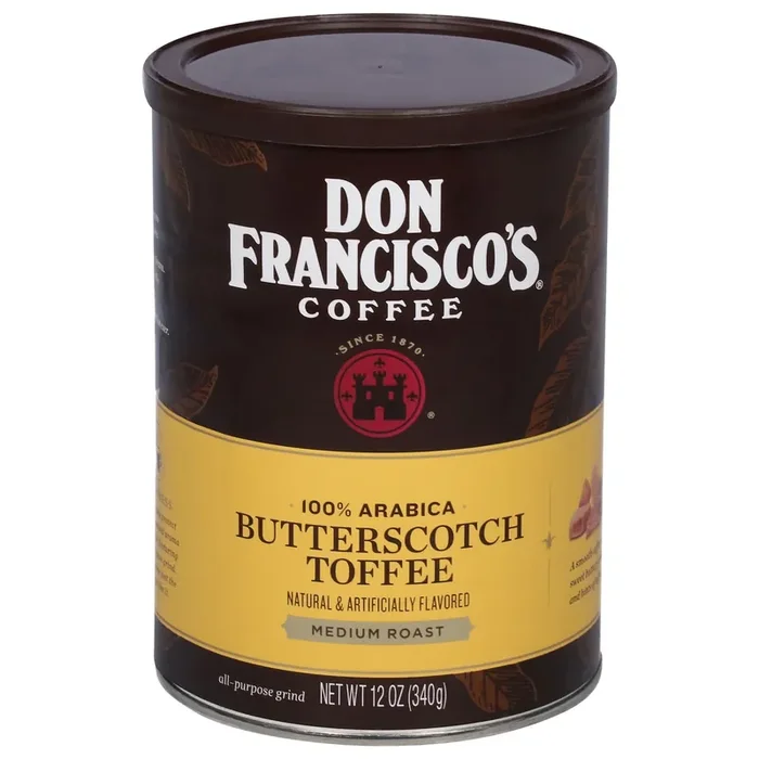 Don Francisco‘s Butterscotch Toffee Medium Roast Coffee, 12 oz Can