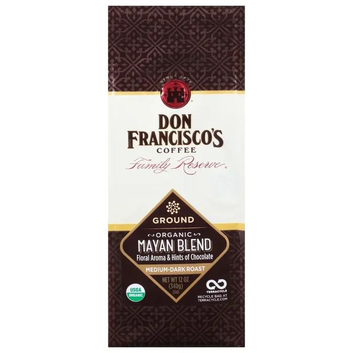 Don Francisco‘s Coffee, Ground, Medium-Dark Roast, Organic Mayan Blend