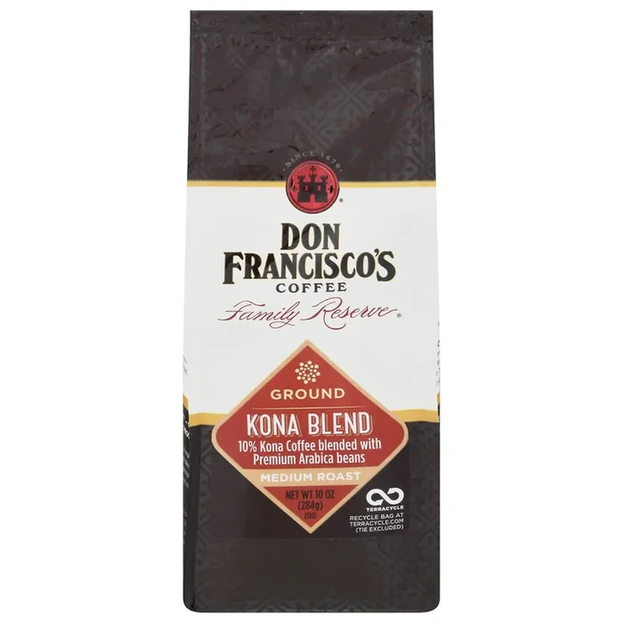 Don Francisco‘s Family Reserve Medium Roast Ground Kona Blend Coffee – 10 oz
