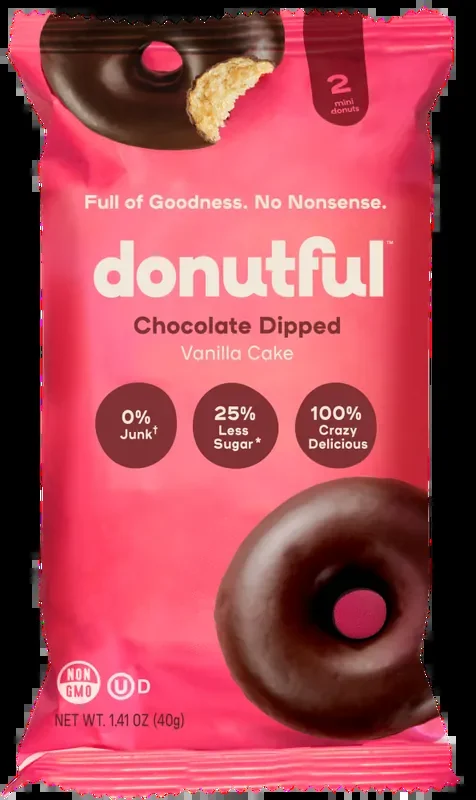 Donutful Chocolate Dipped Mini Donuts