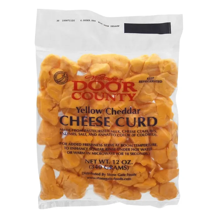 Door County Coffee & Tea Co. Door County Cheese Curd, Yellow Cheddar, 12 Ounce