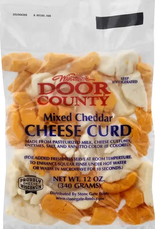Door County Coffee & Tea Co. Mixed Cheddar Cheese Curd 12 oz