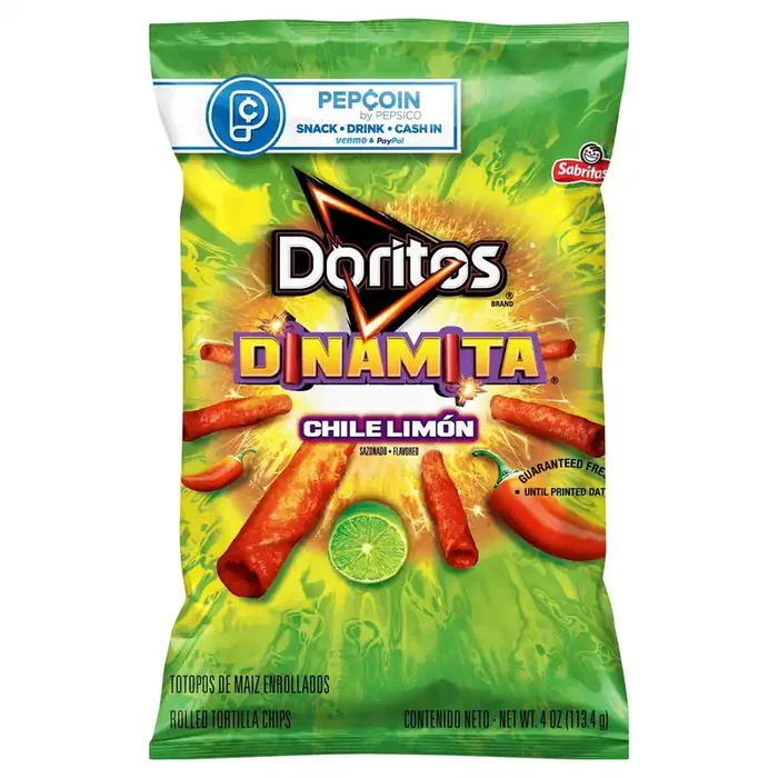 Doritos Dinamita Rolled Tortilla Chips Chile Limon 4 Oz