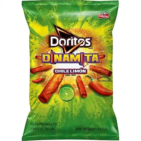 Doritos Dinamita Tortilla Chips Chile Limon