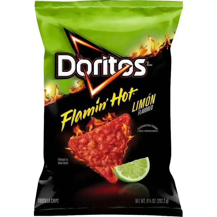 Doritos Flamin Hot Limon Tortilla Chips – 9.25oz
