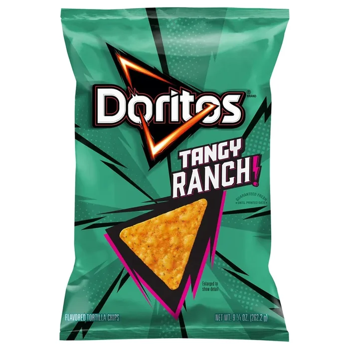Doritos Flavored Tortilla Chips Tangy Ranch 9 1/4 Oz