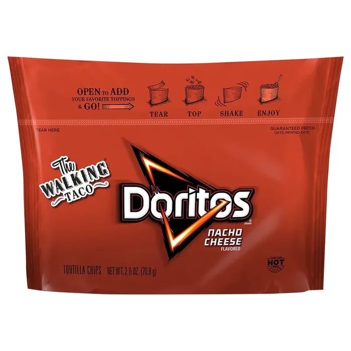 Doritos Tortilla Chips Nacho Cheese 2 1/2 Oz