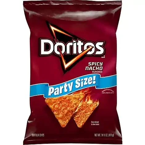 Doritos Tortilla Chips Spicy Nacho Party Size