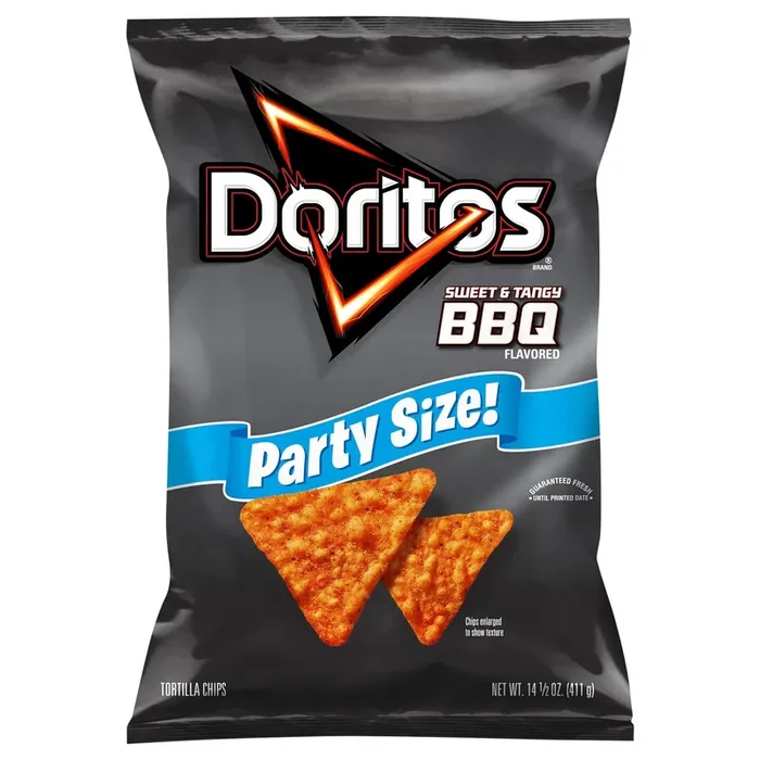 Doritos Tortilla Chips Sweet & Tangy BBQ Flavored 14 1/2 Oz