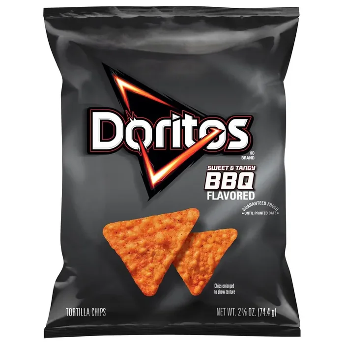Doritos Tortilla Chips Sweet & Tangy BBQ Flavored 2 5/8 Oz