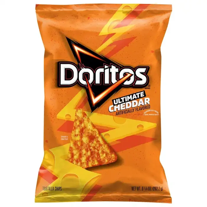 Doritos Tortilla Chips Ultimate Cheddar Artificially Flavored – 9.25 oz