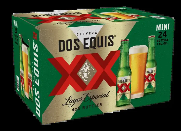 Dos Equis Mexican Lager Beer, 4×6 Pack, 7 fl oz Bottles