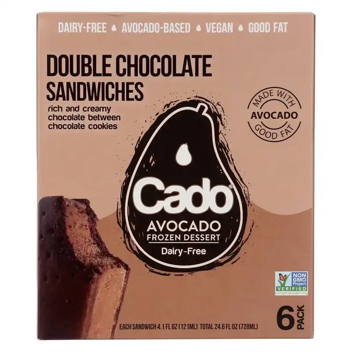 Double Chocolate Sandwiches Avocado Frozen Dessert