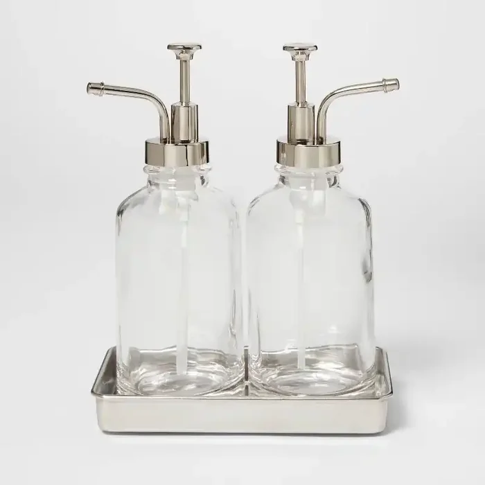 Double Soap Pump Oil Can Clear – Threshold™