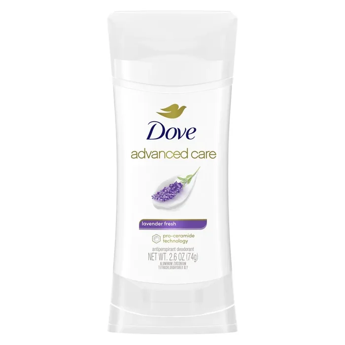Dove Advanced Care Antiperspirant Deodorant Stick Lavender Fresh, 2.6 oz