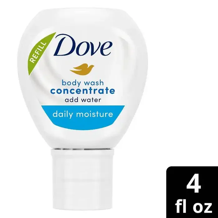 Dove Beauty Daily Moisture Concentrate Body Wash Refill – 4 fl oz/Makes 16 fl oz