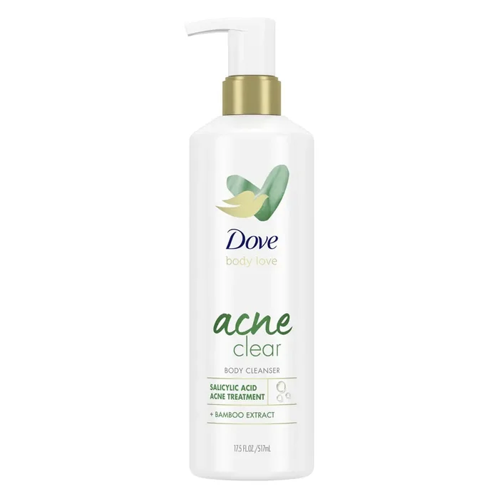 Dove Body Love Body Cleanser Acne Clear, 17.5 fl oz