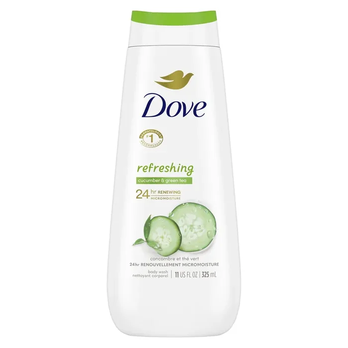 Dove Body Wash Refreshing Cucumber and Green Tea, 11 oz