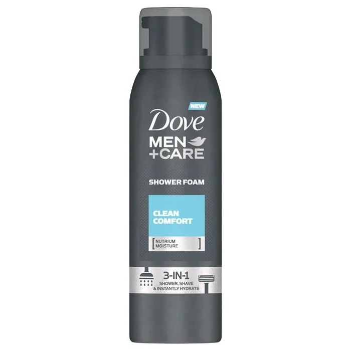 Dove Clean shower foam for men
