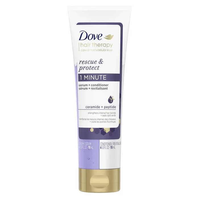 Dove Hair Therapy Serum + Conditioner Rescue & Protect, 4 fl oz